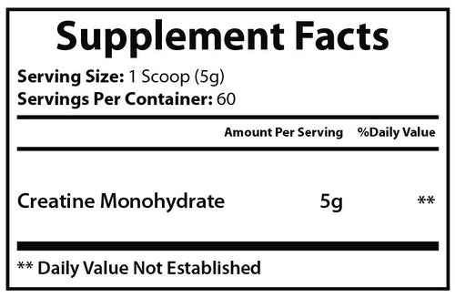 Advanced Creatine Monohydrate Supplement