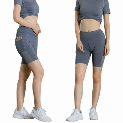 Women’s Yoga Shorts with Phone Pocket – Stretch Fit Activewear