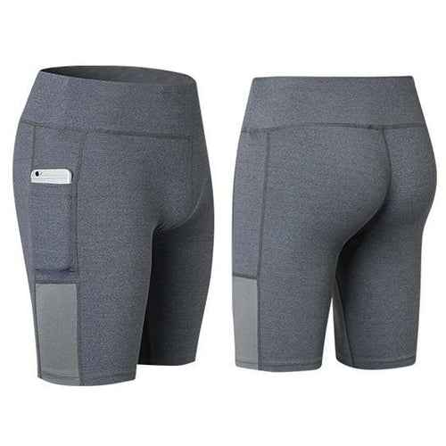 Women’s Yoga Shorts with Phone Pocket – Stretch Fit Activewear