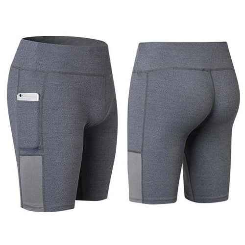 Women’s Yoga Shorts with Phone Pocket – Stretch Fit Activewear