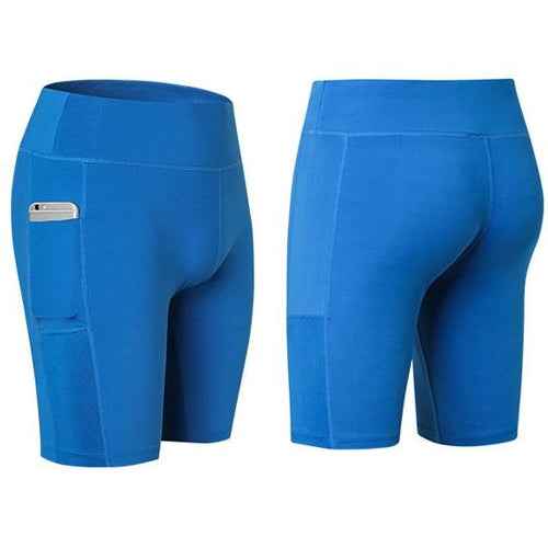 Women’s Yoga Shorts with Phone Pocket – Stretch Fit Activewear