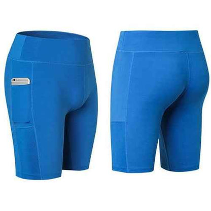 Women’s Yoga Shorts with Phone Pocket – Stretch Fit Activewear