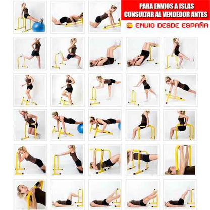 URFit Calisthenics Parallel Bars – Dip & Strength Training Set