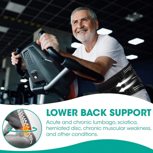 URFit Adjustable Back Support Belt – Lumbar Brace for Pain Relief