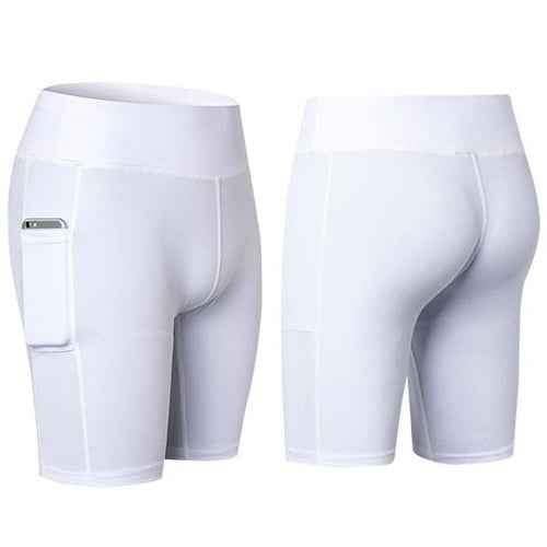 Women’s Yoga Shorts with Phone Pocket – Stretch Fit Activewear