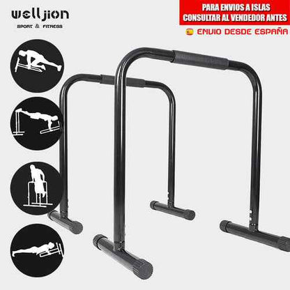 URFit Calisthenics Parallel Bars – Dip & Strength Training Set
