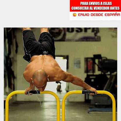 URFit Calisthenics Parallel Bars – Dip & Strength Training Set