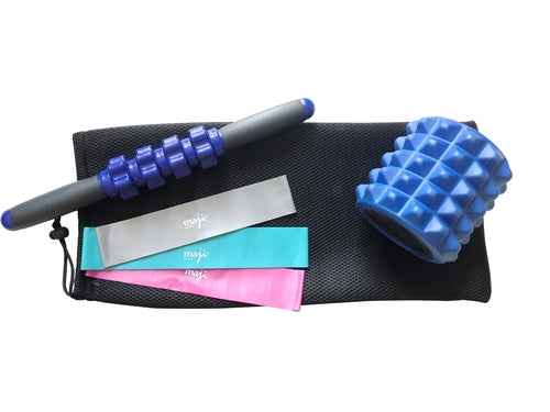 URFit Home Fitness Bundle – Bands + Muscle Recovery Set