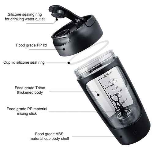 SmartMix Pro Electric Shaker Bottle