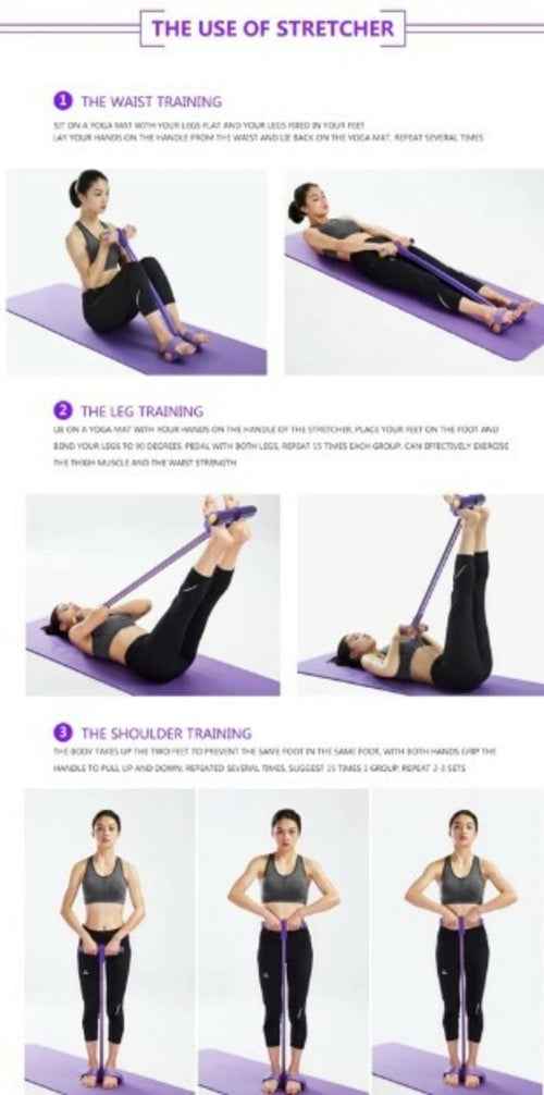 URFit Pedal Resistance Trainer – Full Body Workout Anywhere